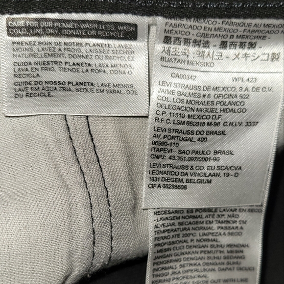 JEANS-LEVI STRAUSS & CO QUALITY CLOTHING JEANS PANTS W 38 L 30 - Picture 12 of 14